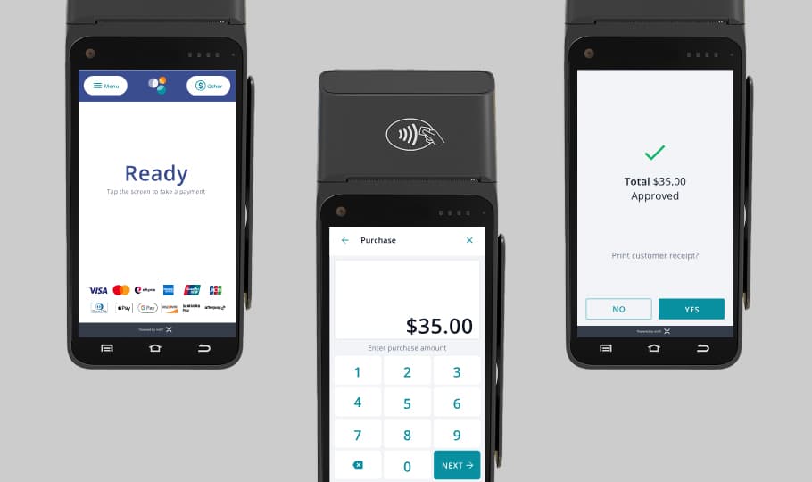 Payment terminal beside point of sale