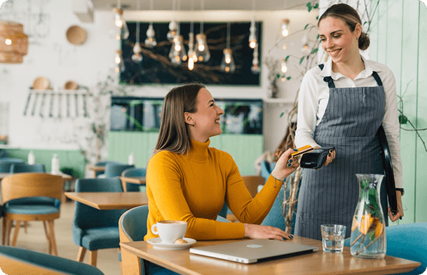Restaurant hospitality — replace with your photo